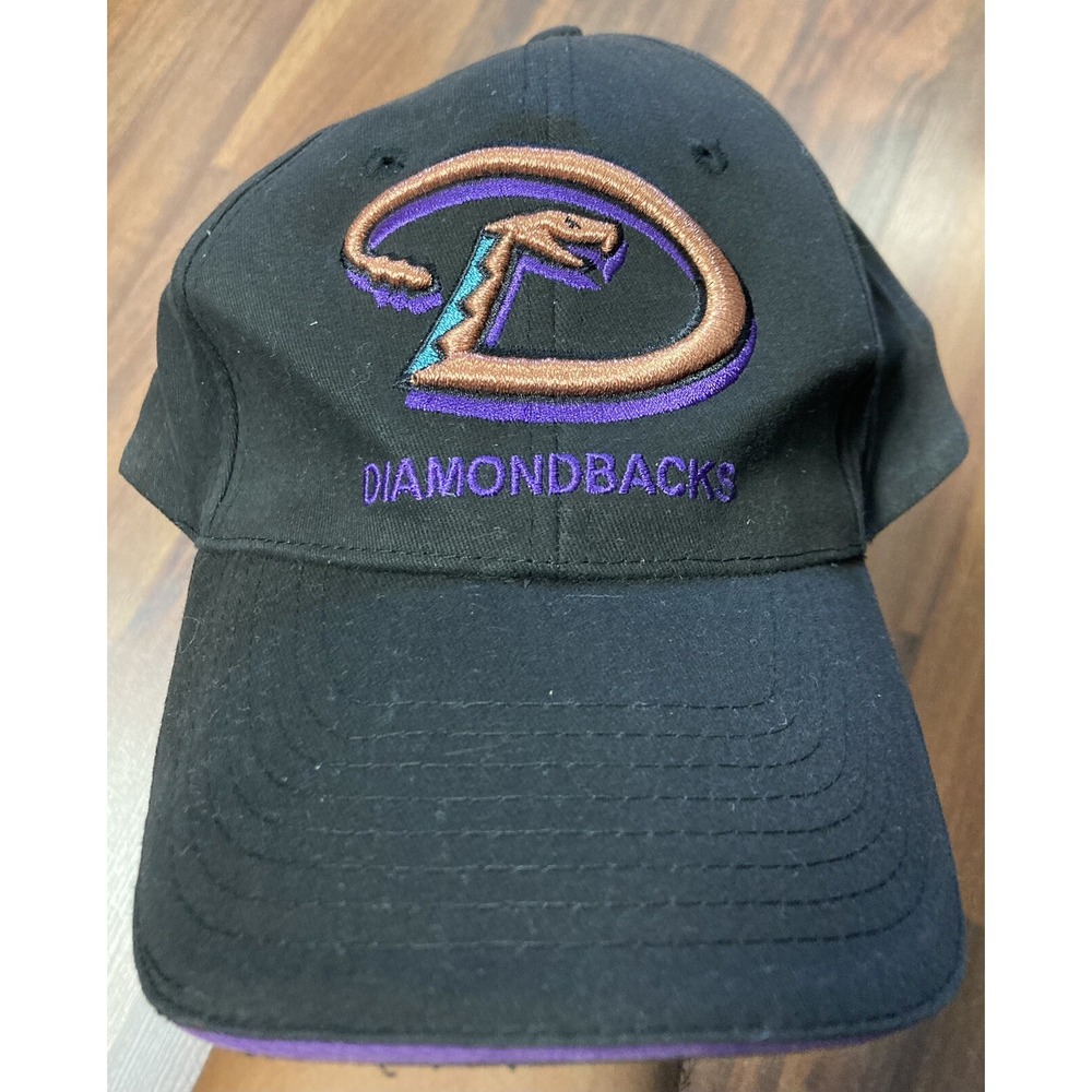 Vintage 90s Arizona Diamondbacks SnapBack MLB Baseball Hat Black Bud Light Promo